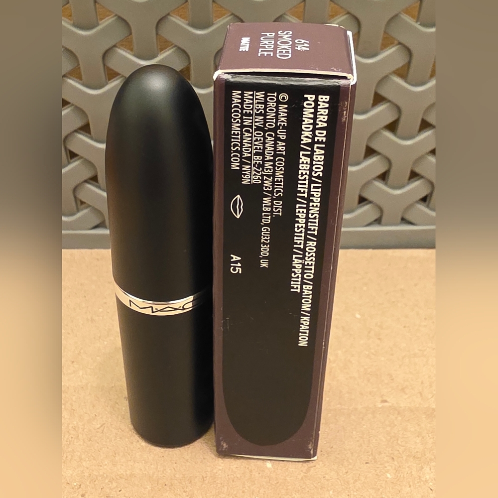M·A·CXIMAL SILKY MATTE LIPSTICK SMOKED PURPLE. BNIB - Picture 11 of 11